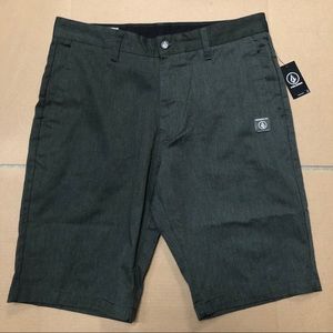 NEW Volcom Modern Fit Shorts Charcoal Gray Men’s